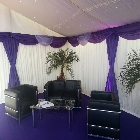 Marquee hire seating